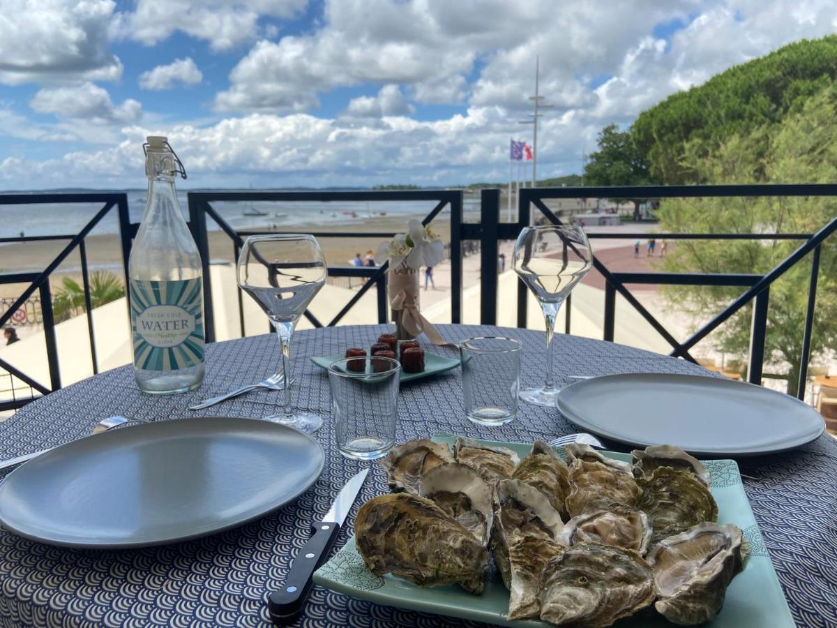 Apartmán T2 Vue Exceptionnelle Sur Le Bassin D'Arcachon Andernos-les-Bains Exteriér fotografie